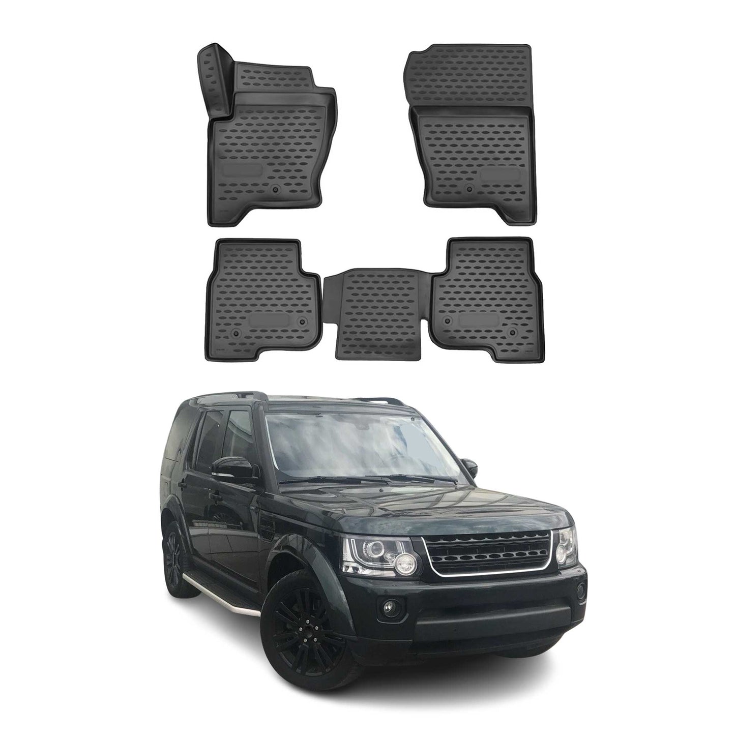 2009-2017 Land Rover Discovery Fußmatten TPE Schwarz 5 tlg