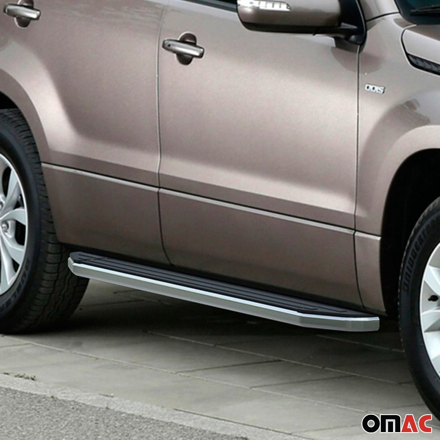 Trittbretter Seitenschweller für Suzuki Grand Vitara 2005-2016 ABE Alu