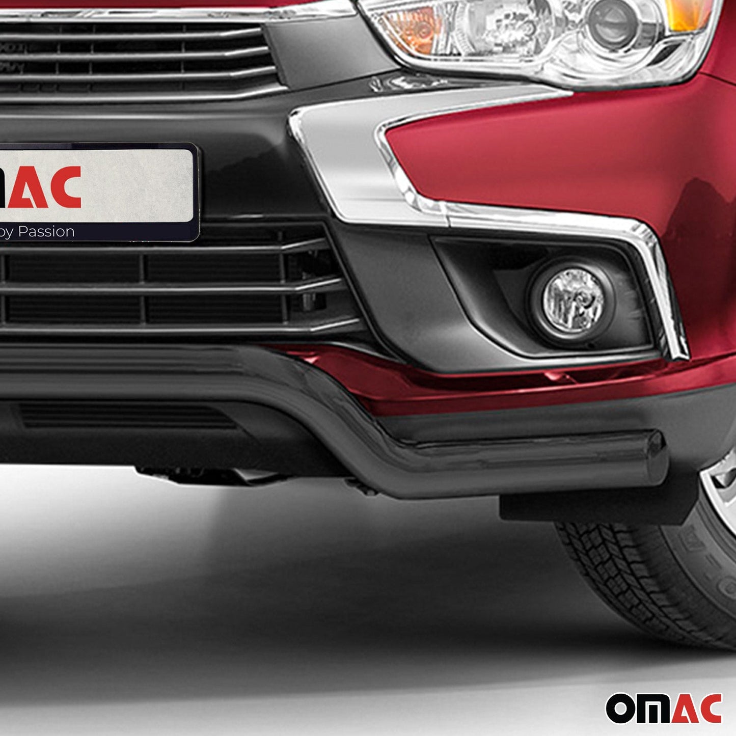 Bară de protecție față, bară de protecție față pentru Mitsubishi ASX 2017-2022, omologată ABE, neagră