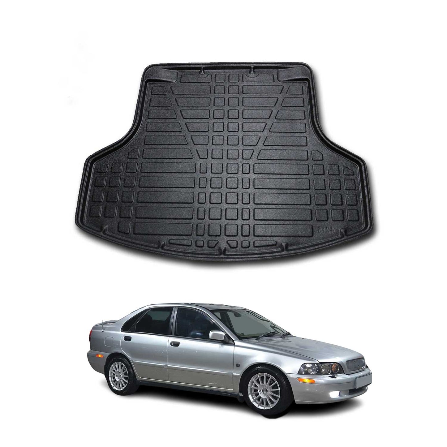 Protecție portbagaj/căptușeală pentru bagaje Volvo S40 1995-2004, cauciuc TPE, negru