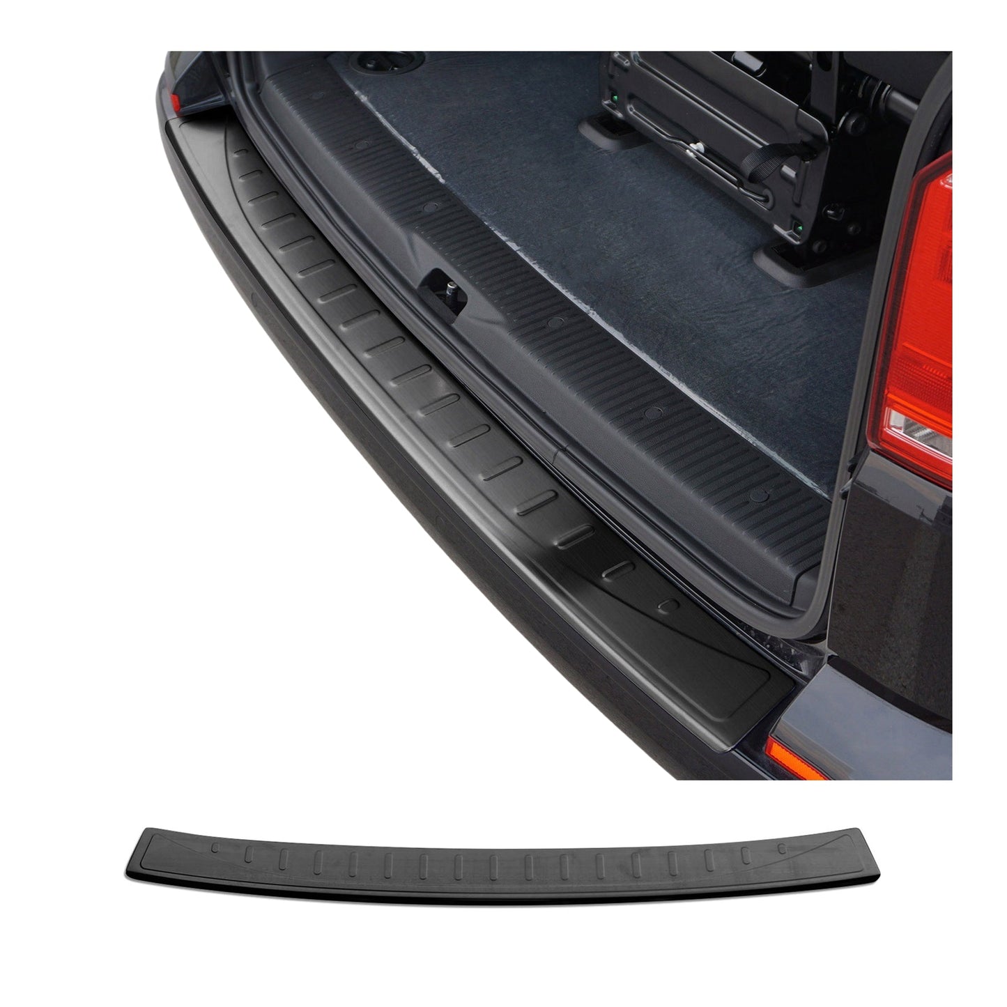 Ladekantenschutz Stoßstange für VW T6 Transporter 2015-2022 Einzeltür Dunkel