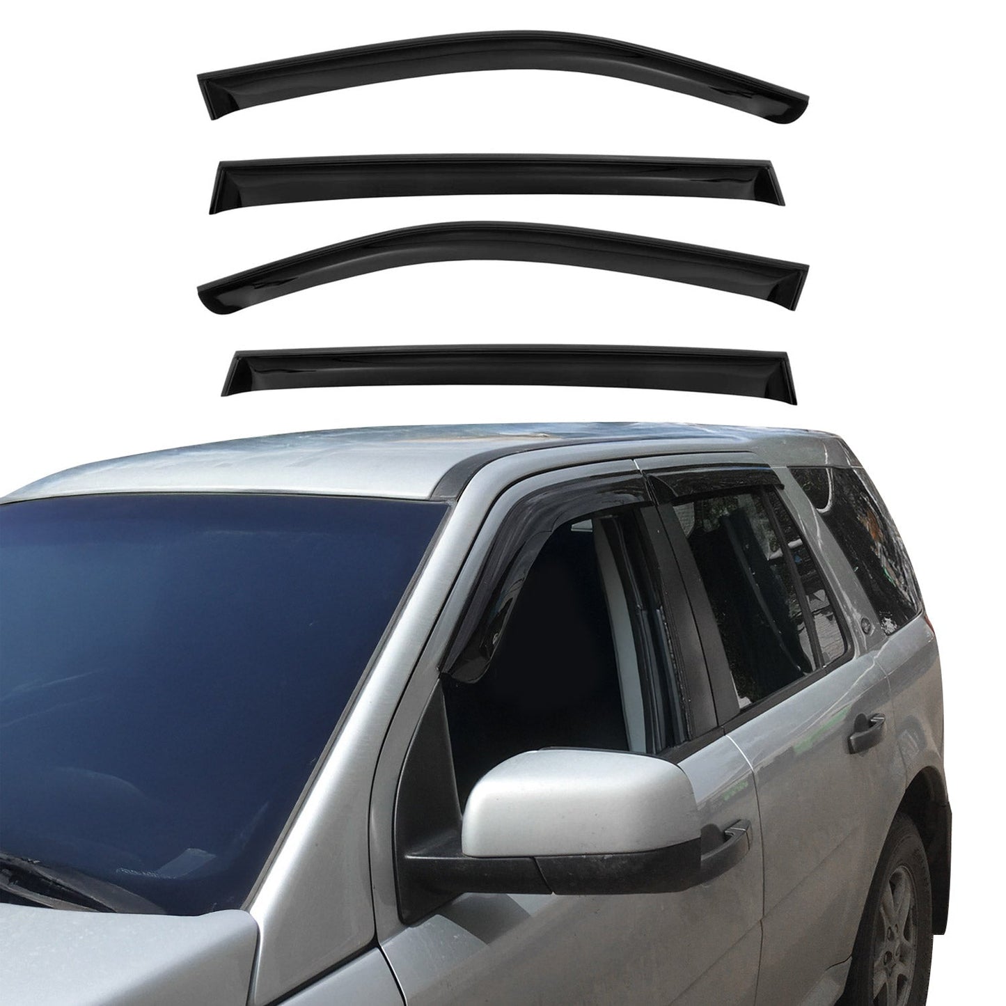 Windabweiser Regenabweiser für VW Tiguan mk2 2016-2024 Dunkel Acryl 4tlg