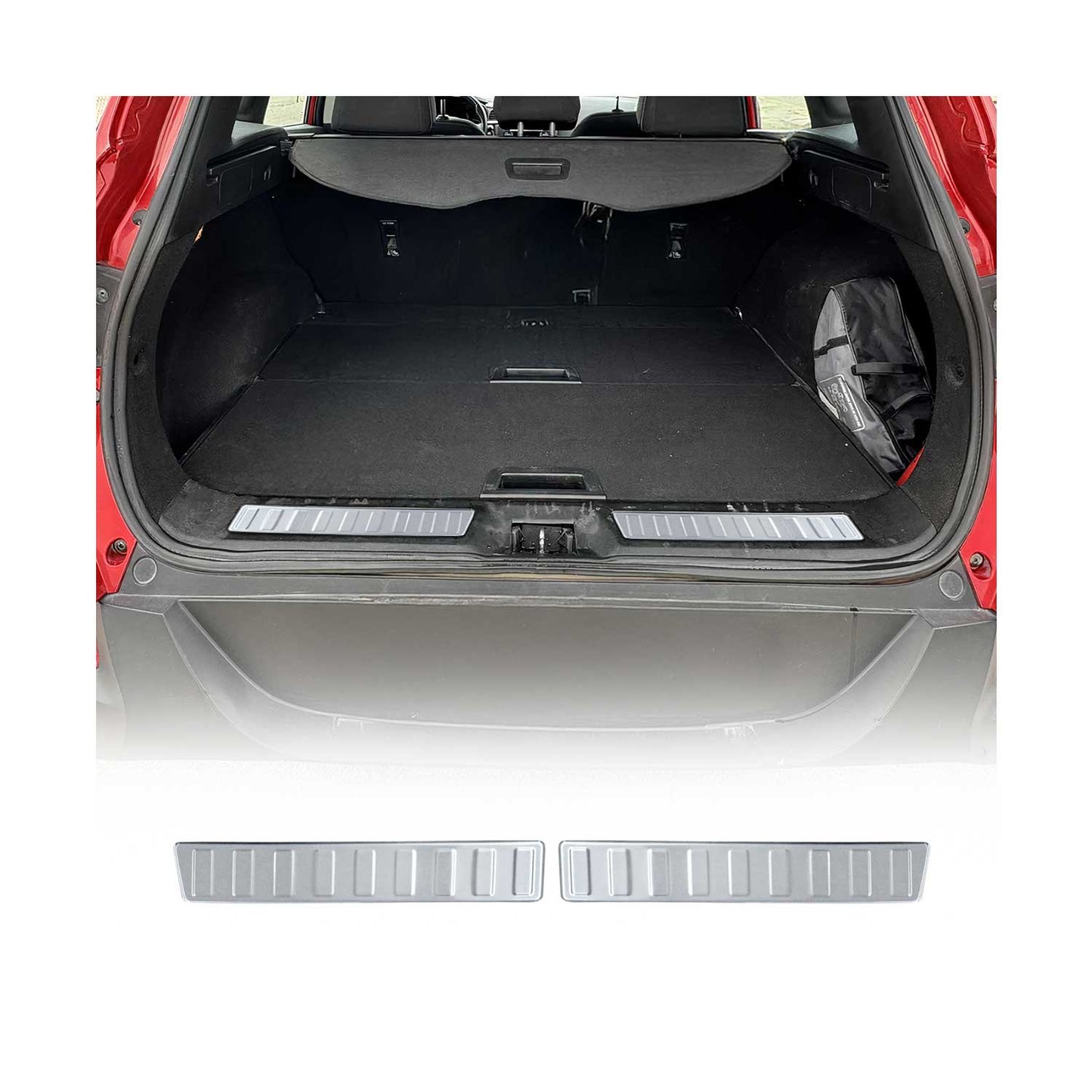Protecție prag bară de protecție interioară pentru Renault Kadjar 2015-2025, oțel inoxidabil, set 2 piese