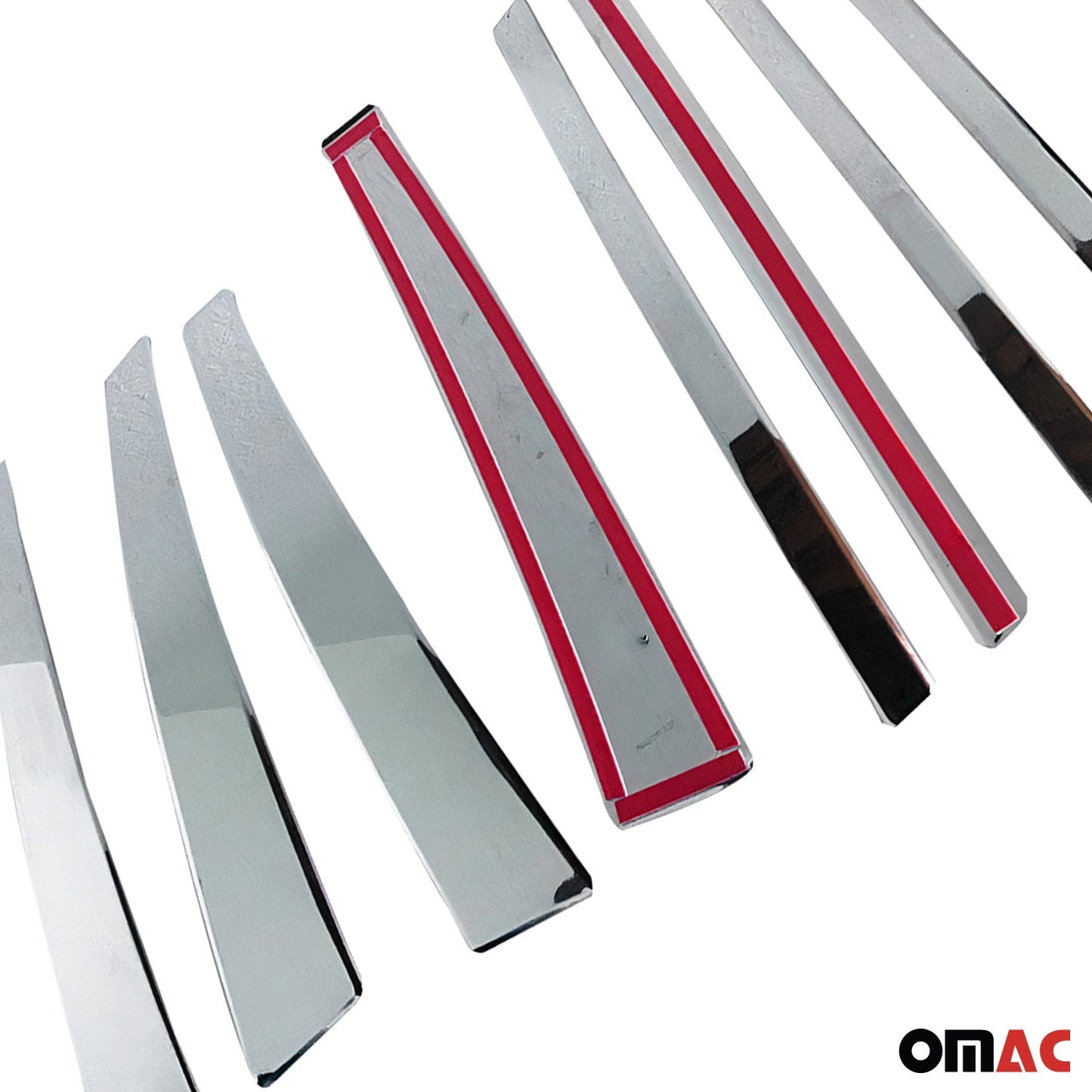 B-Säule Türsäulen Verkleidung für Suzuki Grand Vitara 2005-2015 Edelstahl 8tlg