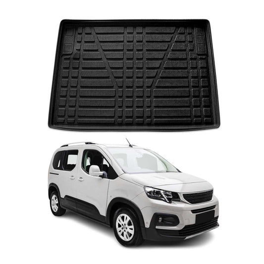 Protecție portbagaj/cargo pentru Peugeot Rifter 2019-2025, cauciuc TPE, negru