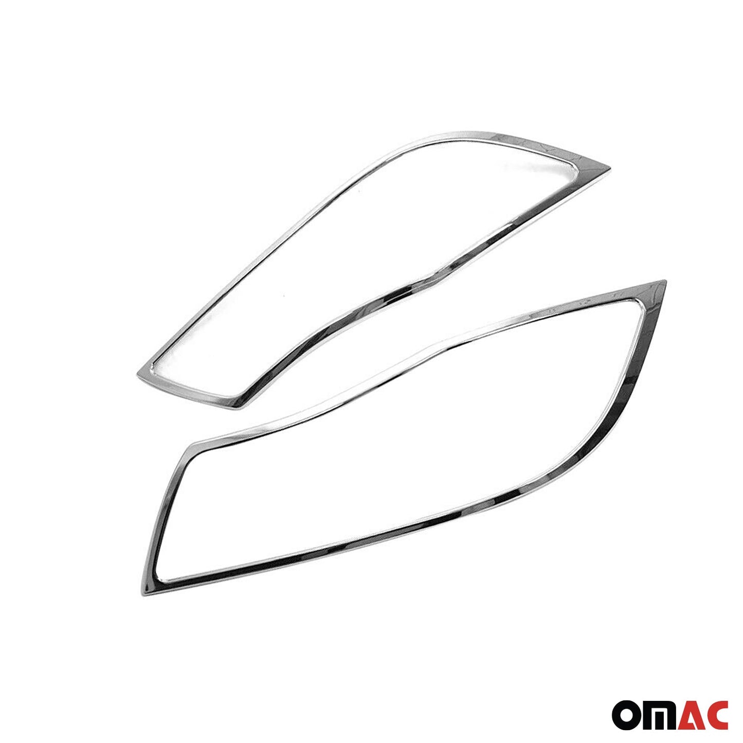 Frontlicht Rahmen Scheinwerfer Blende für BMW 3er E90 2005-2013 Chrom ABS 2x