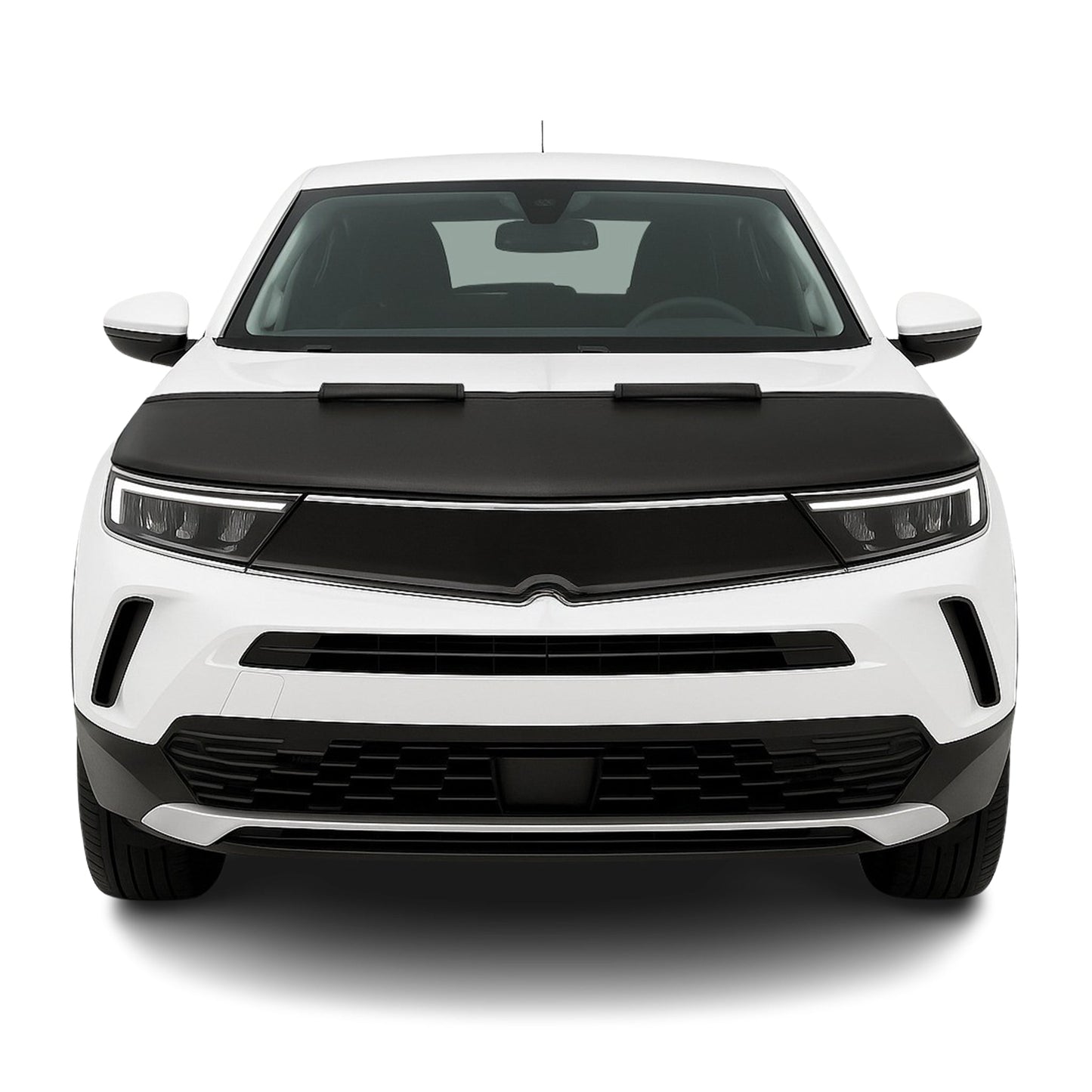 Protecție capotă anti-ciobituri pentru Opel Mokka 2020-2025, jumătate neagră