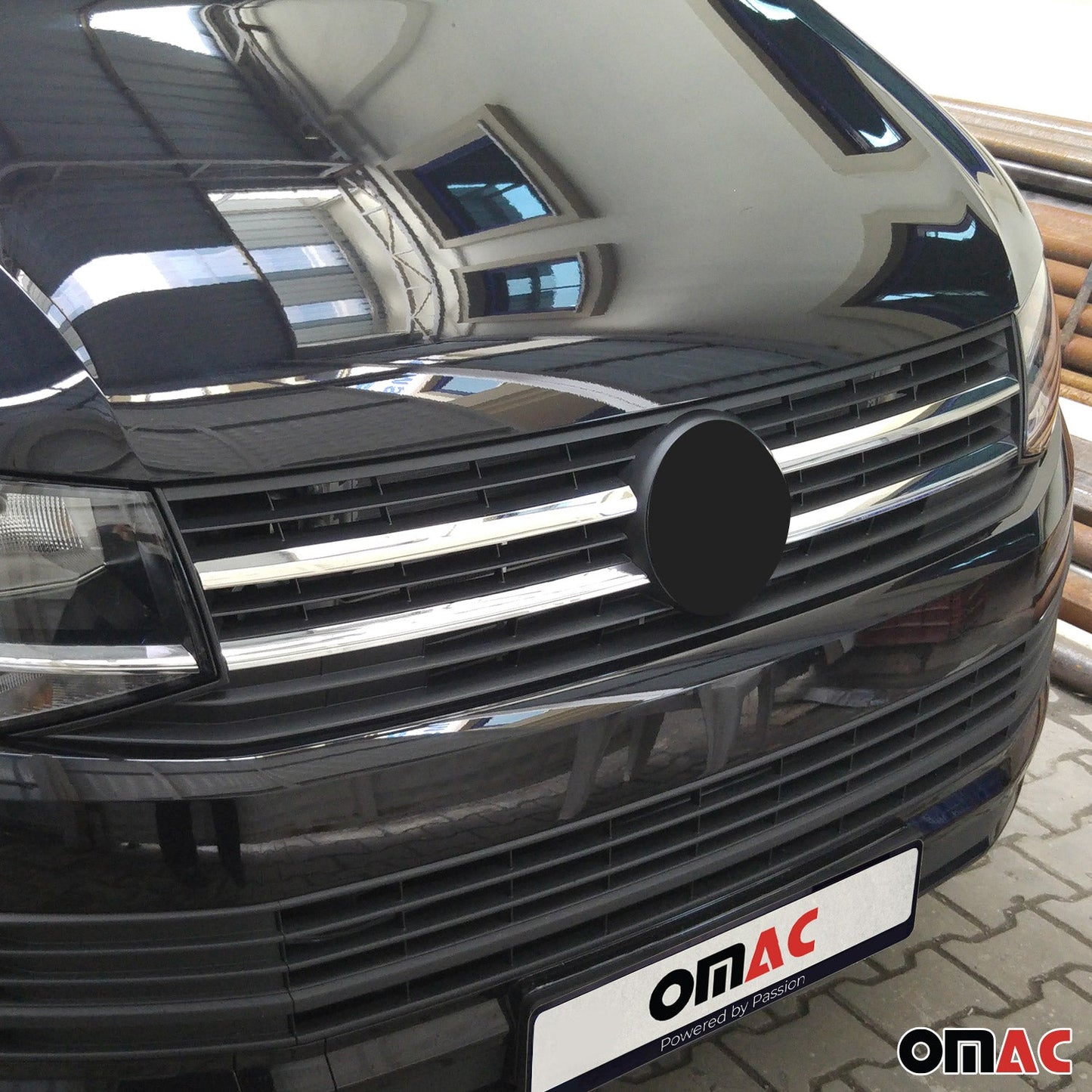 Kühlergrill Leisten für VW T6 Transporter Caravelle Trendline 2015-2019 Pre-FL