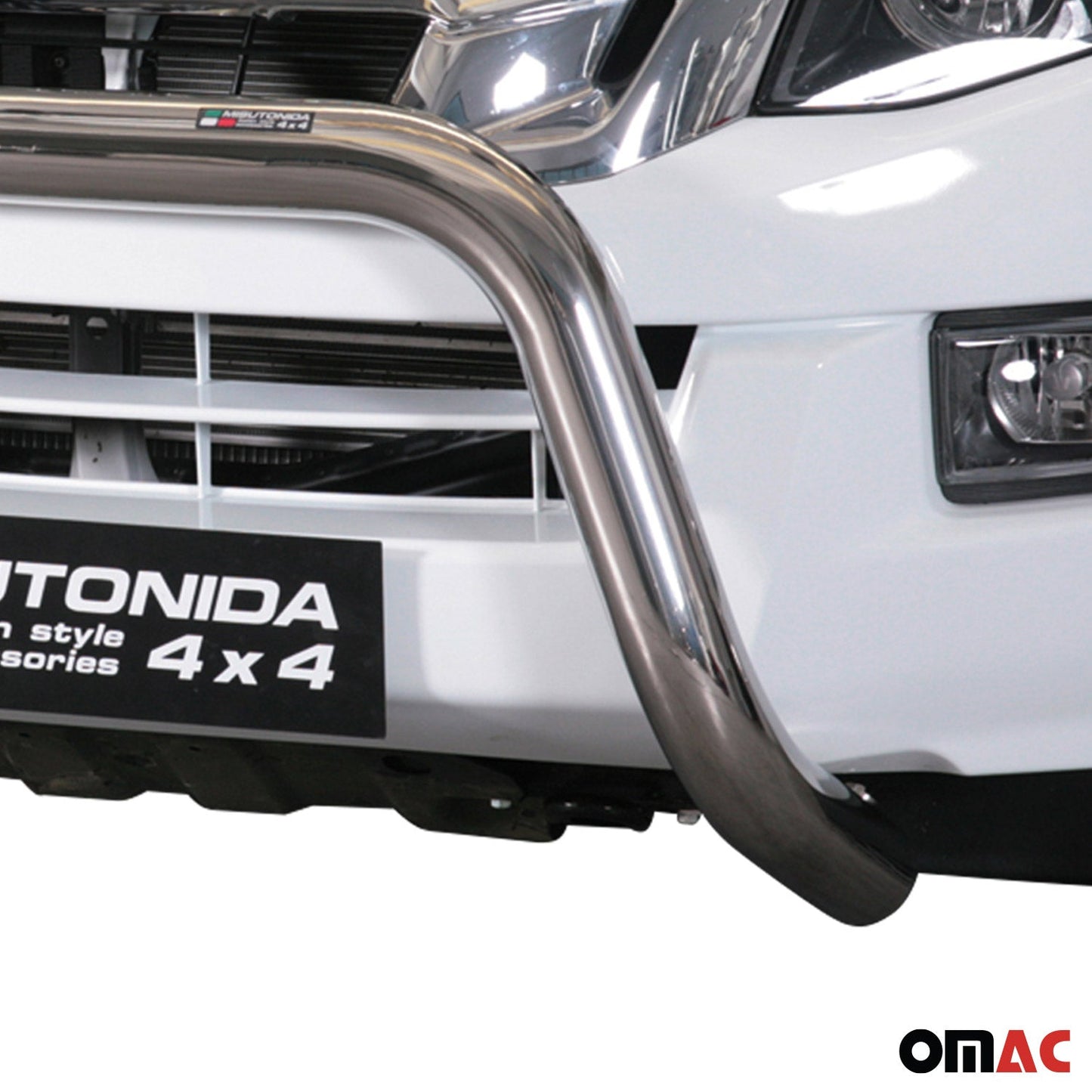 Frontbügel Frontschutzbügel für Isuzu D-Max 2012-2019 ø76mm Stahl Silber Schutz