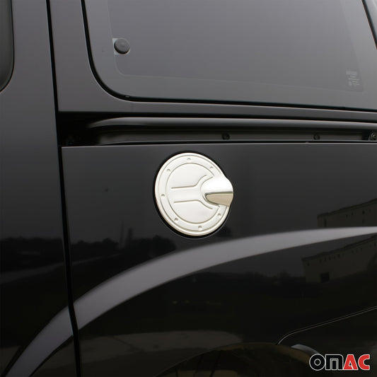 Tankdeckel Blenden Tankverschluss für Fiat Doblo 2000-2010 Edelstahl Chrom