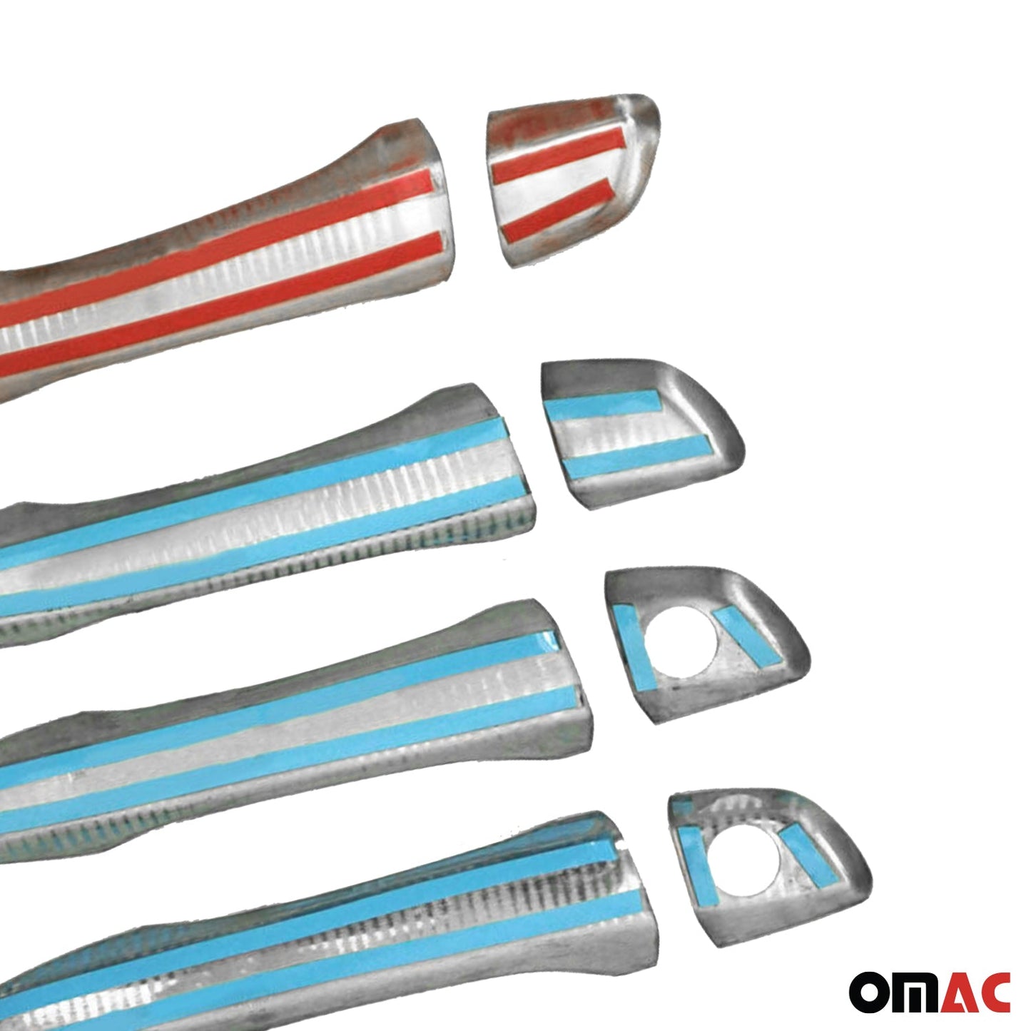 Ornamente mâner ușă, capace mâner ușă pentru Toyota Proace Verso 2016-2024 4 uși cromate 8x