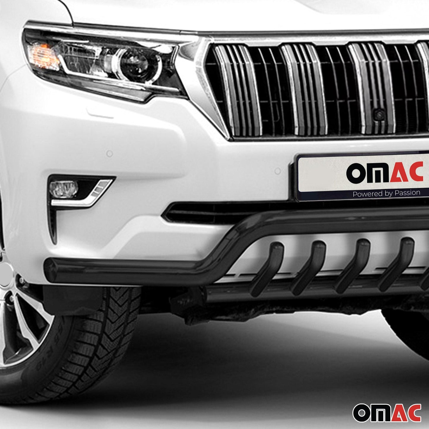 Frontschutzbügel Frontbügel für Toyota Land Cruiser 150 2017-2022 ABE Schwarz