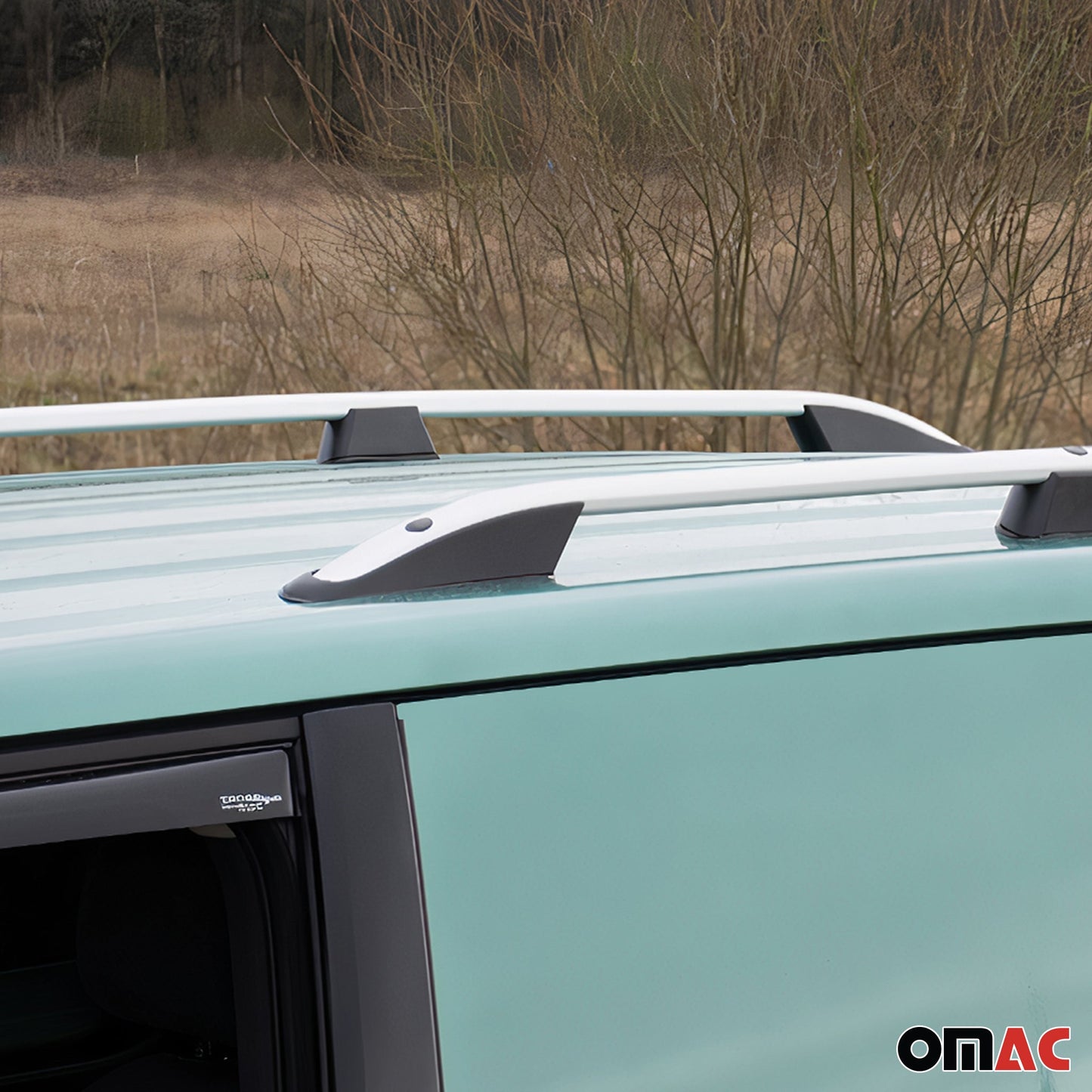 Dachreling Dachgepäckträger für VW ID.Buzz 2022-2025 Alu Silber 2 tlg