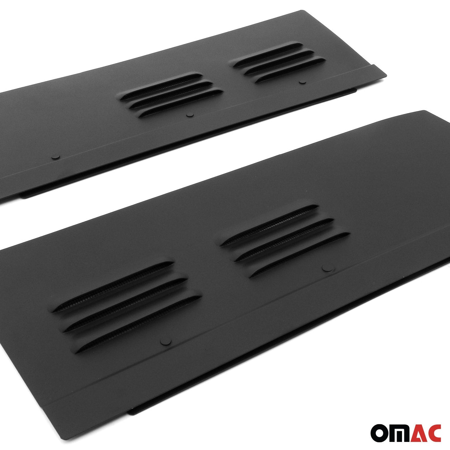 Lüftungsgitter Be & Entlüftung für Iveco Daily 2014-2025 Aluminium Schwarz 2tlg