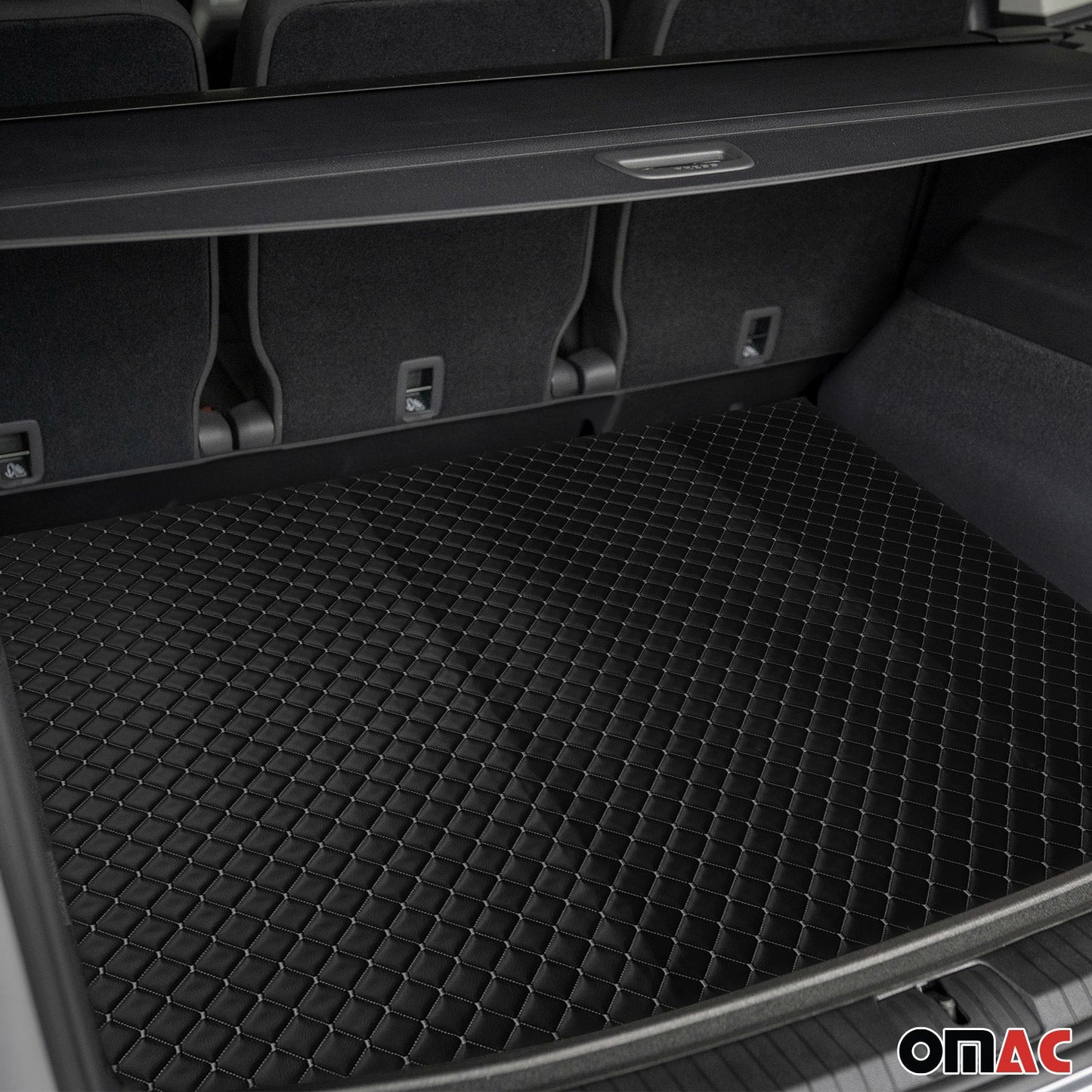 Polsterstoff Auto Polster 140cm x 100cm Gesteppt Kunstleder Himmelstoff Schwarz