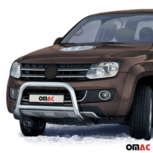 Bară de protecție față pentru VW Amarok 2009-2016 cu ABE (omologare de tip germană) Oțel Argintiu