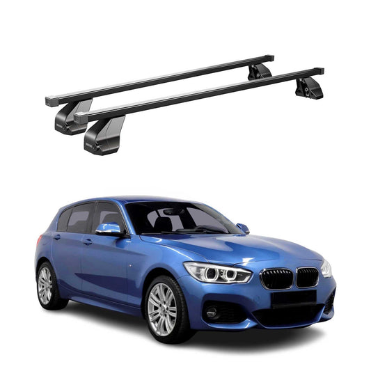 Menabo Dachträger für BMW 1er F20 F21 2012-2019 75kg Schwarz Stahl 2x