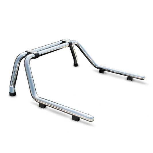 Überrollbügel Rollbar für Mitsubishi L200 2015-2025 Gefärbten Stahl Ø76 Silber
