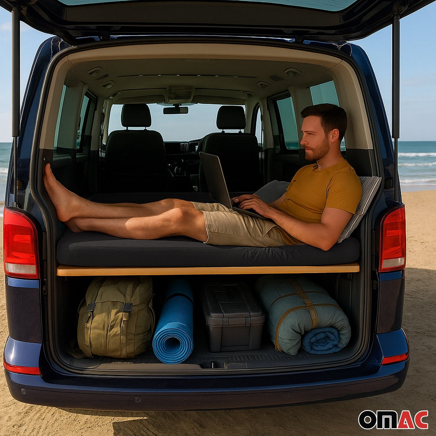 Multiflexboard Bettverlängerung Ablage für VW Multivan T5 T6 2003-2025