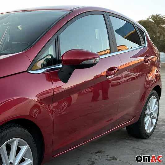 Fensterleisten Zierleisten für Ford Fiesta 2017-2021 Schrägheck Edelstahl 8tlg