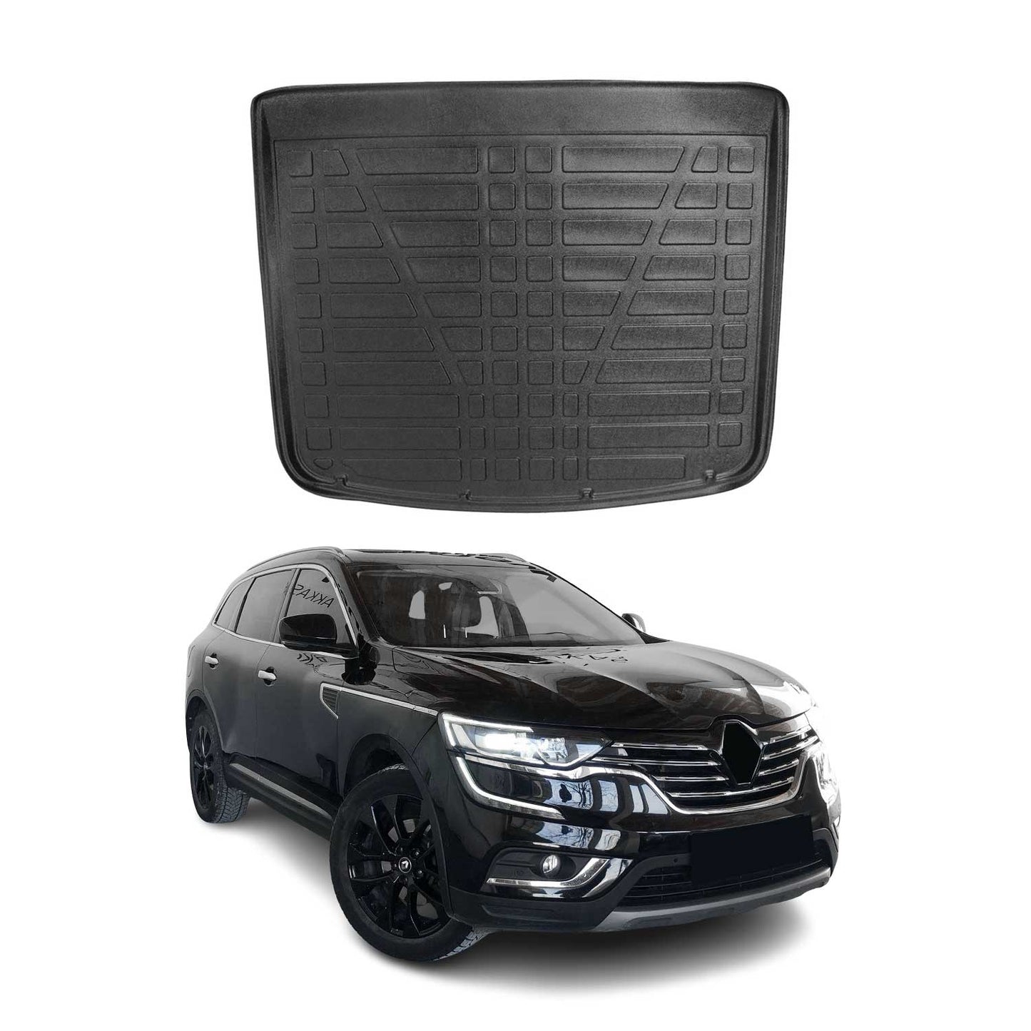 Protecție portbagaj/cargo pentru Renault Koleos 2016-2025, cauciuc TPE, negru