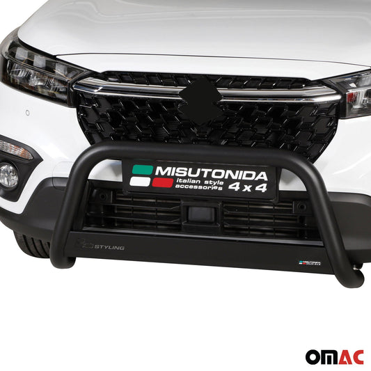 Frontbügel Frontschutzbügel für Suzuki SX4 S-Cross Hybrid 2022-2025 ø63 Schwarz