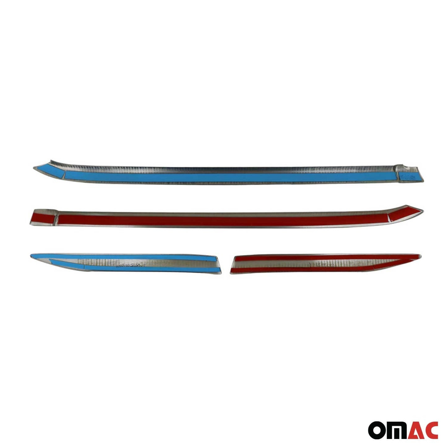 Fensterleisten Zierleisten für Mercedes Sprinter 2018-2025 Edelstahl Dunkel 4tlg