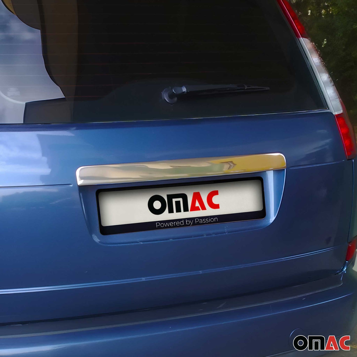 Bandă decorativă portbagaj, bandă decorativă spate pentru Ford Focus Turnier 2004-2010, oțel inoxidabil cromat