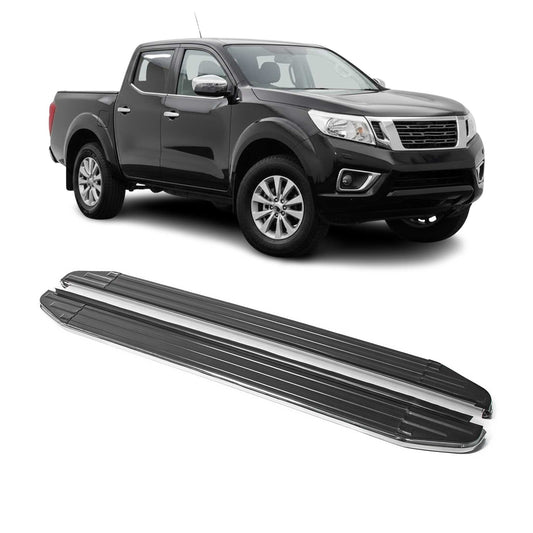 Trittbretter Seitenschweller für Nissan Navara 2015-2024 ABE Alu