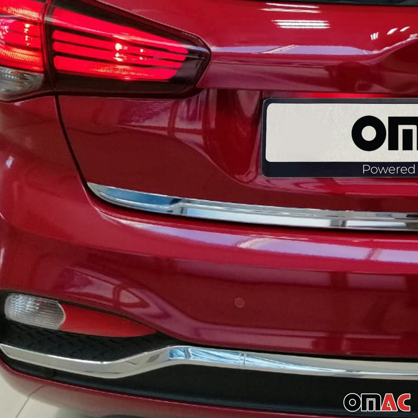 Bandă decorativă portbagaj, bandă decorativă spate pentru Hyundai i20 2018-2020 hatchback, crom inferior