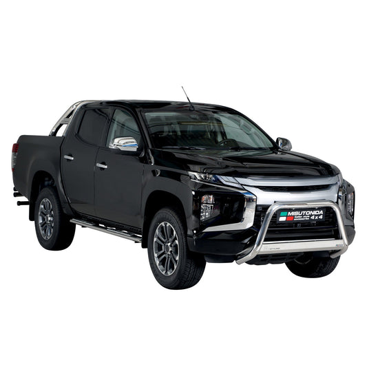 Frontbügel Frontschutzbügel für Mitsubishi L200 2019-2025 ø63mm Stahl Silber