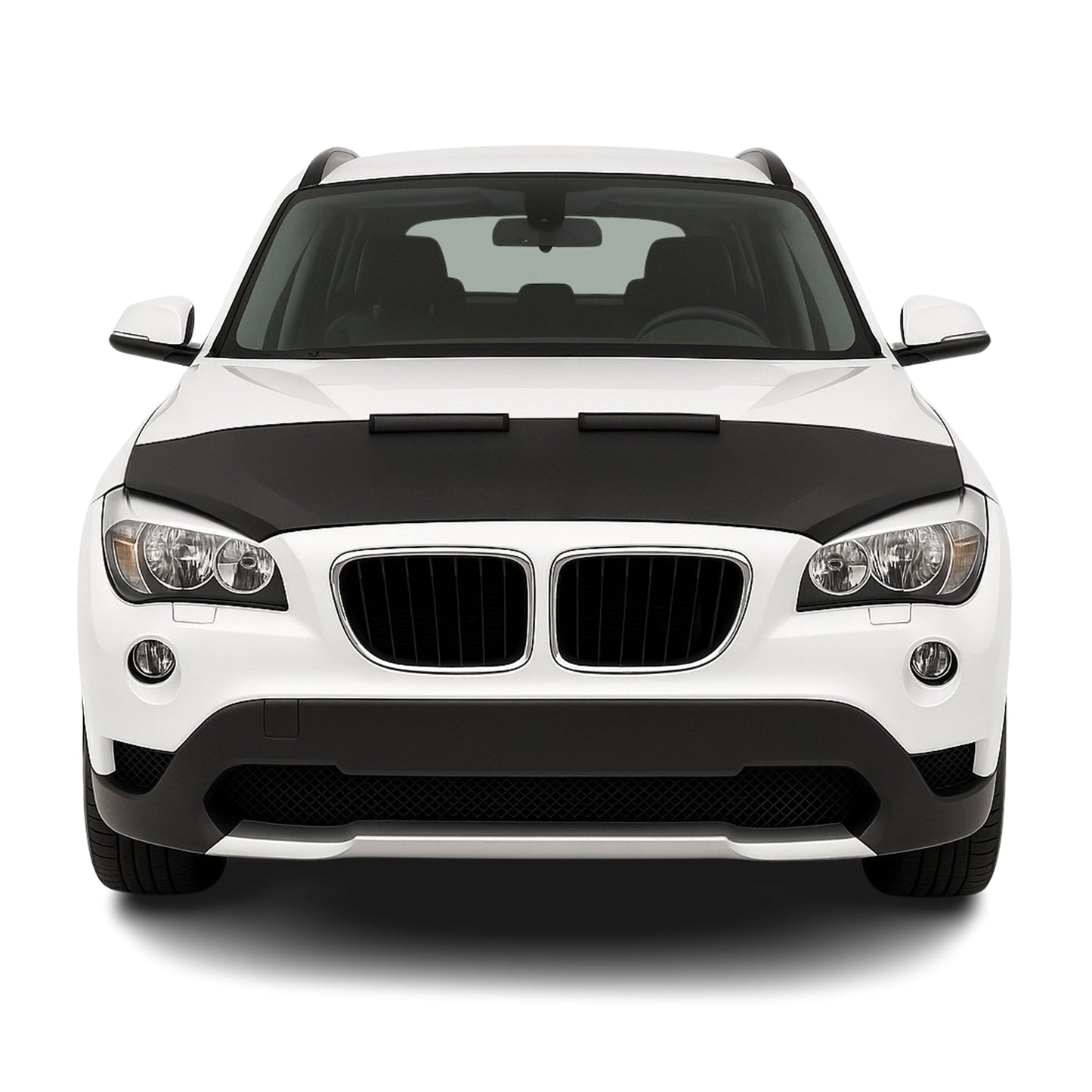 Protecție capotă anti-ciobire pentru BMW X1 E84 2009-2015, jumătate neagră