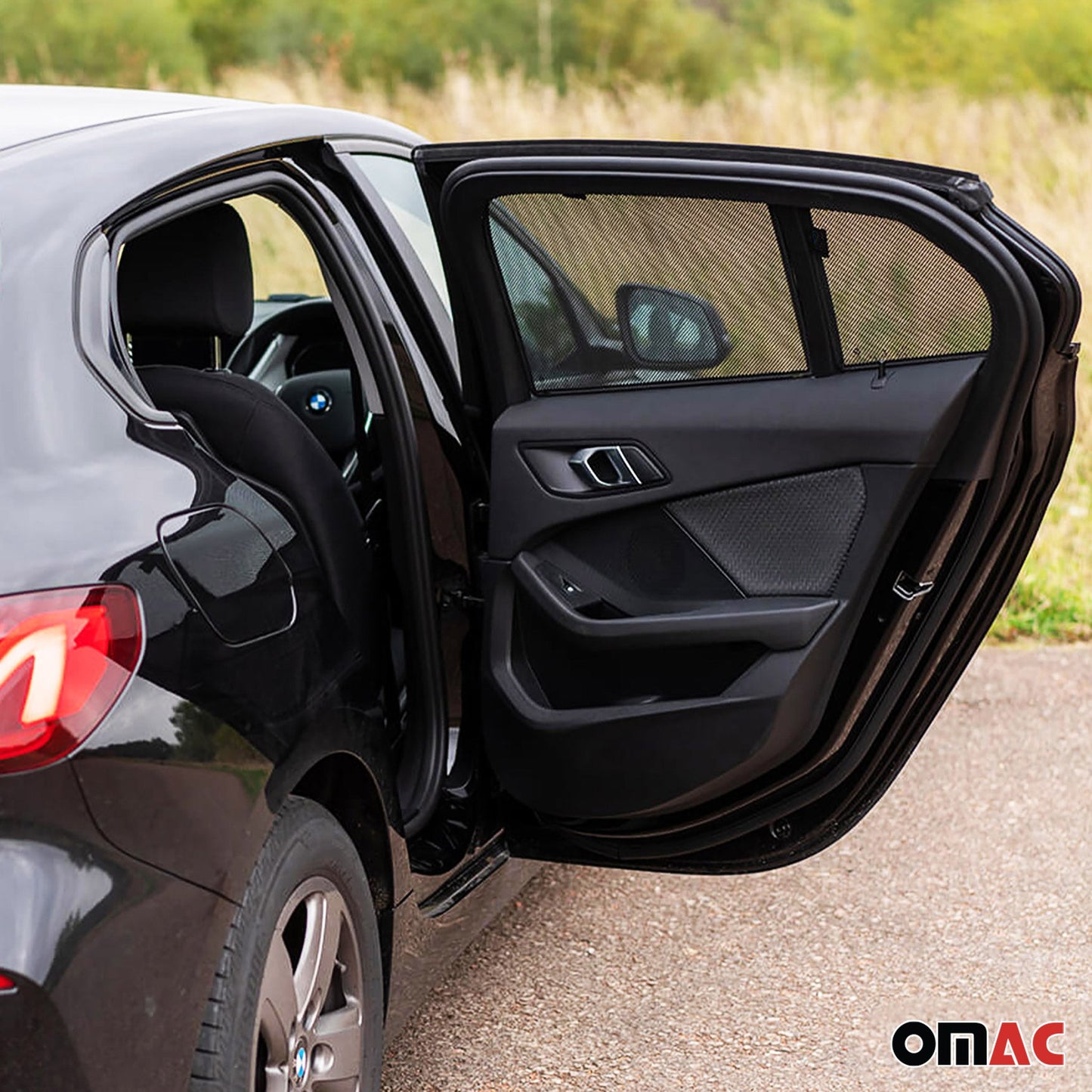 Sonnenschutz Blenden für Bmw 1er E88 Cabriolet 2007-2013 Hintere Türen 4 tlg