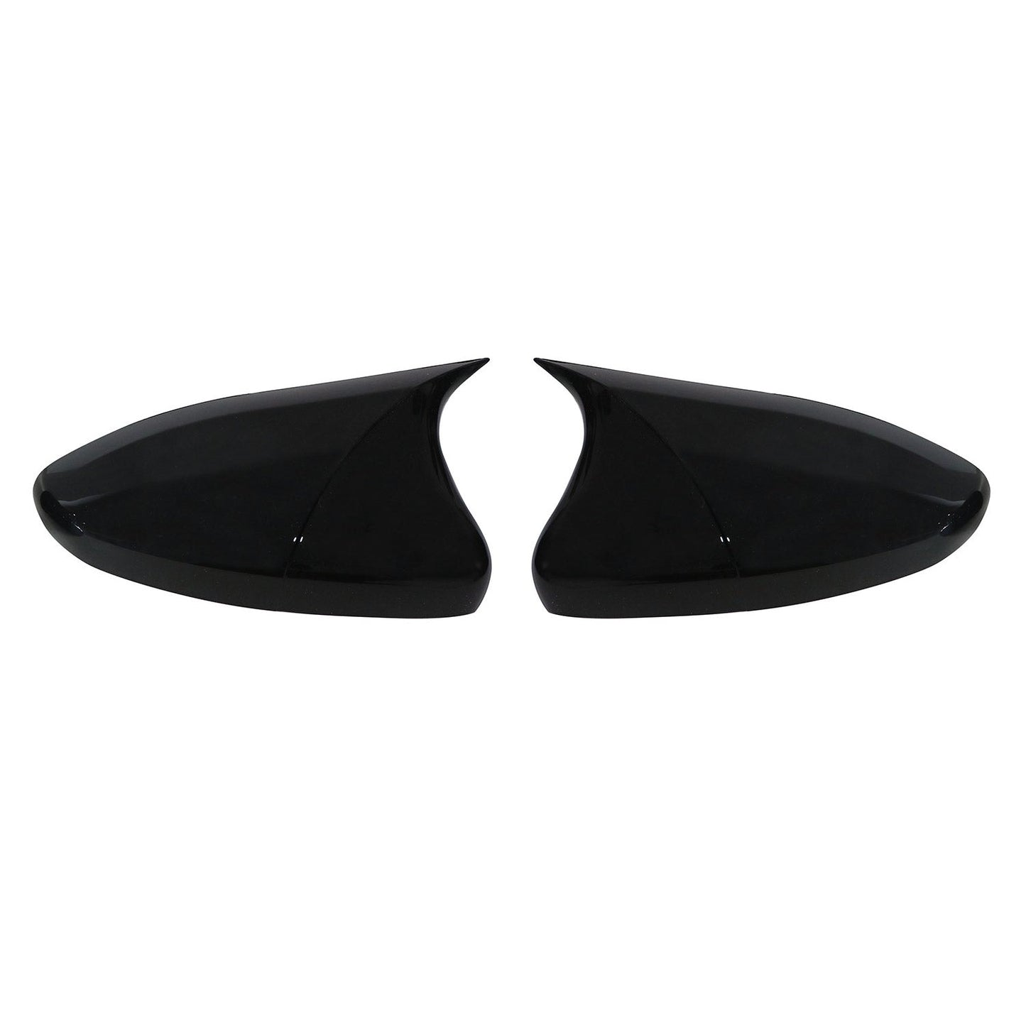 Spiegelkappen Spiegelabdeckung für Citroen C4 Cactus 2018-2024 ABS Schwarz Glanz