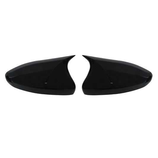 Spiegelkappen Spiegelabdeckung für Citroen C4 Cactus 2018-2024 ABS Schwarz Glanz