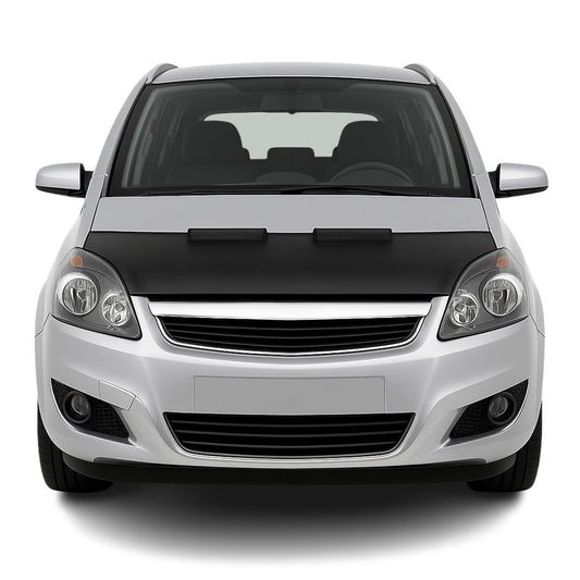 Protecție capotă anti-ciobituri pentru Opel Zafira B 2005-2014, jumătate neagră