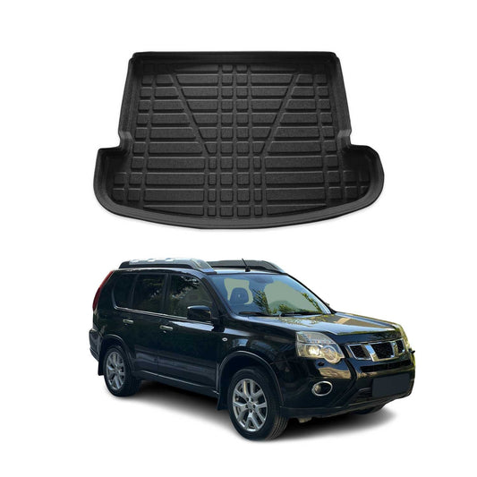 Protecție portbagaj/cargo pentru Nissan X-Trail 2014-2021 cu 7 locuri, cauciuc, negru