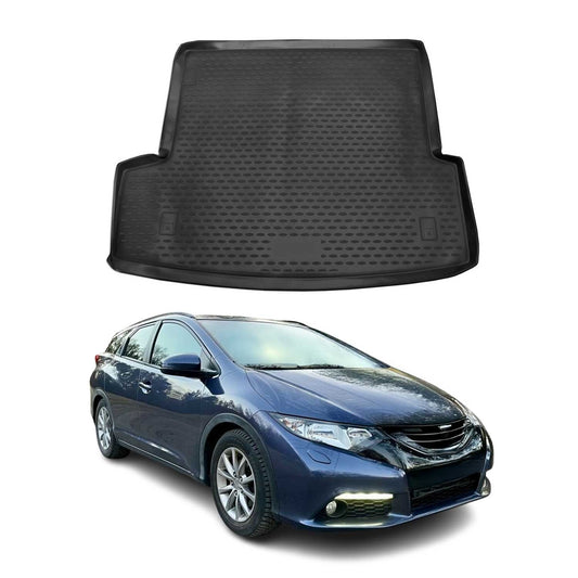 Kofferraummatte Kofferraumwanne für Honda Civic Tourer 2014-2019 Gummi TPE