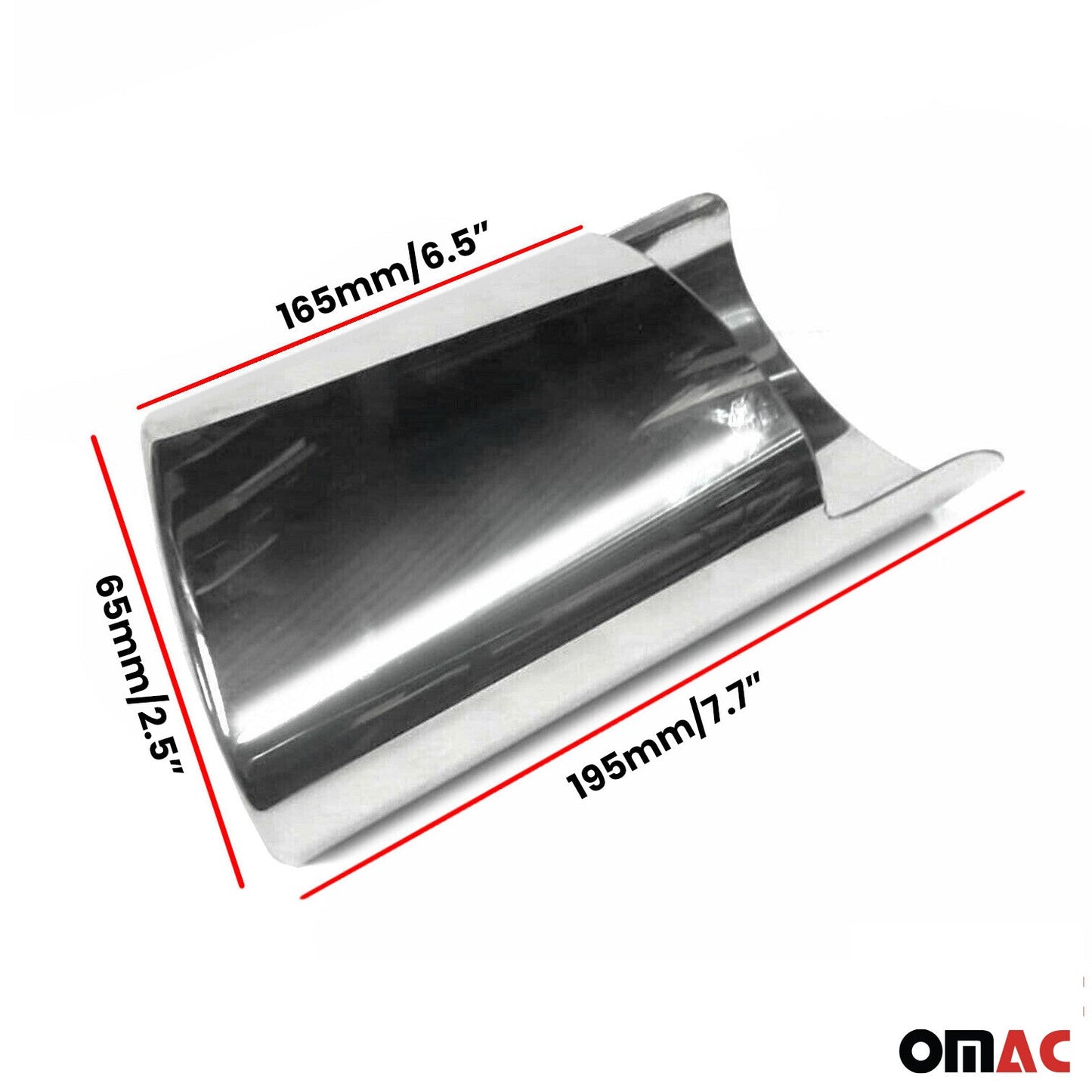 Ornamente eșapament pentru BMW Seria 3 E90 E91 E92 E93 2005-2013 oțel inoxidabil cromat 1 bucată