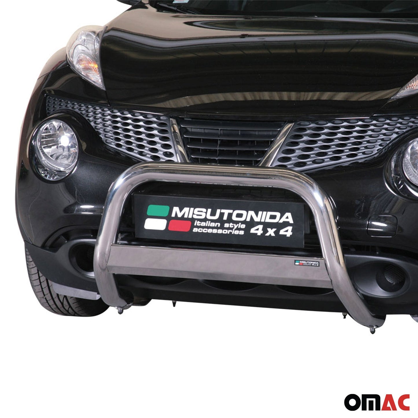 Frontbügel Frontschutzbügel für Nissan Juke 2010-2019 ø63mm Stahl Silber Schutz