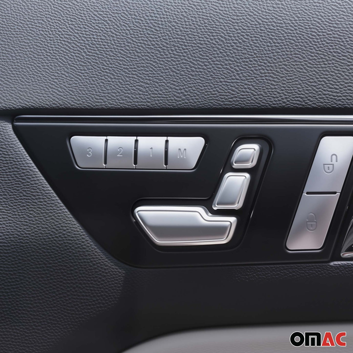 Sitzverstellung Abdeckung für Mercedes GLA CLA GLE GLS A B C E Klasse Chrom