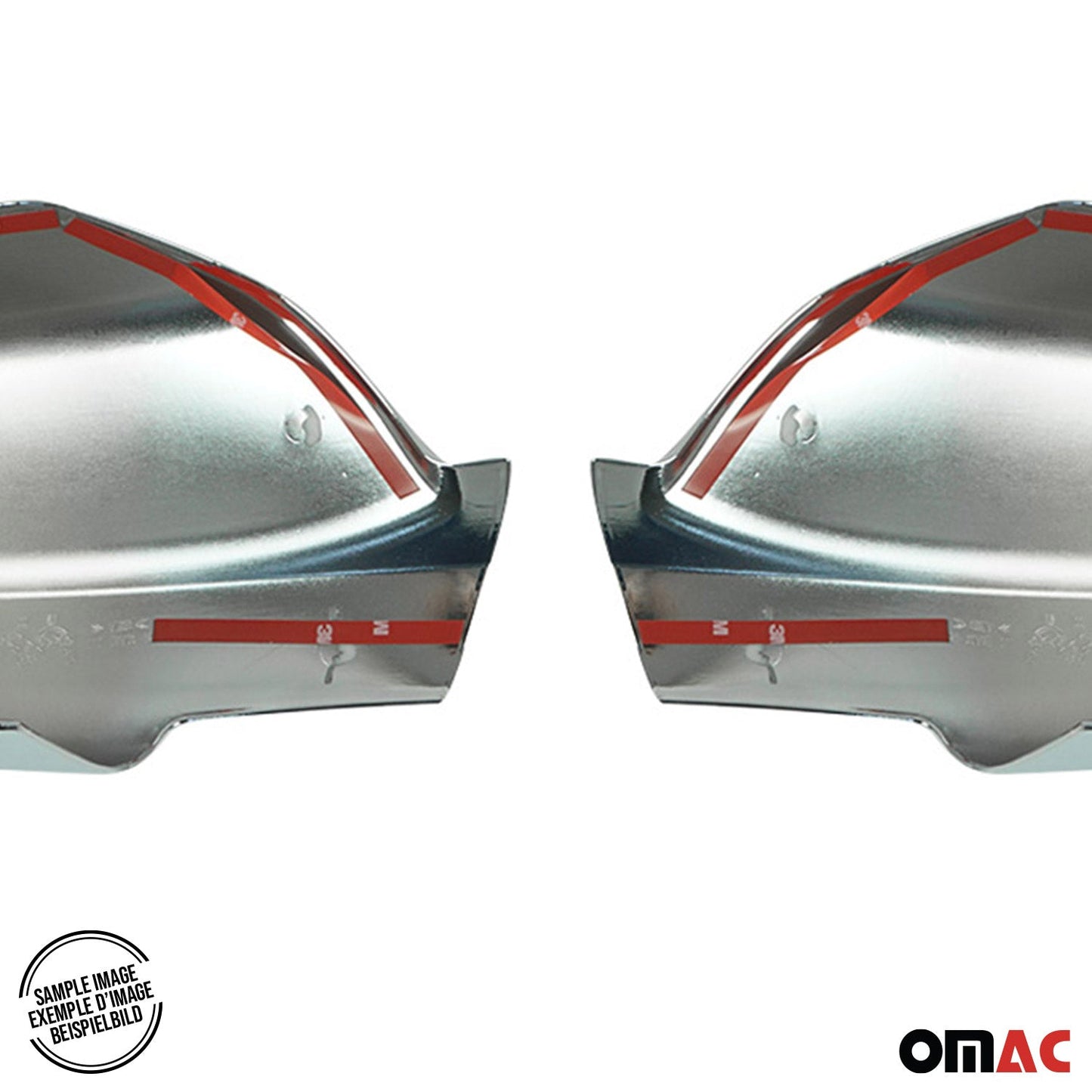 Spiegelkappen Spiegelabdeckung für Honda Civic 2006-2025 Chrom Abs Silber 2 tlg