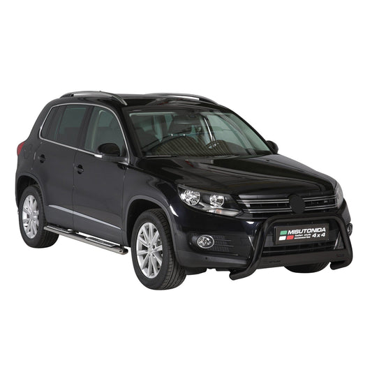 Frontbügel Frontschutzbügel für VW Tiguan 2011-2016 ø63mm Stahl Schwarz Schutz