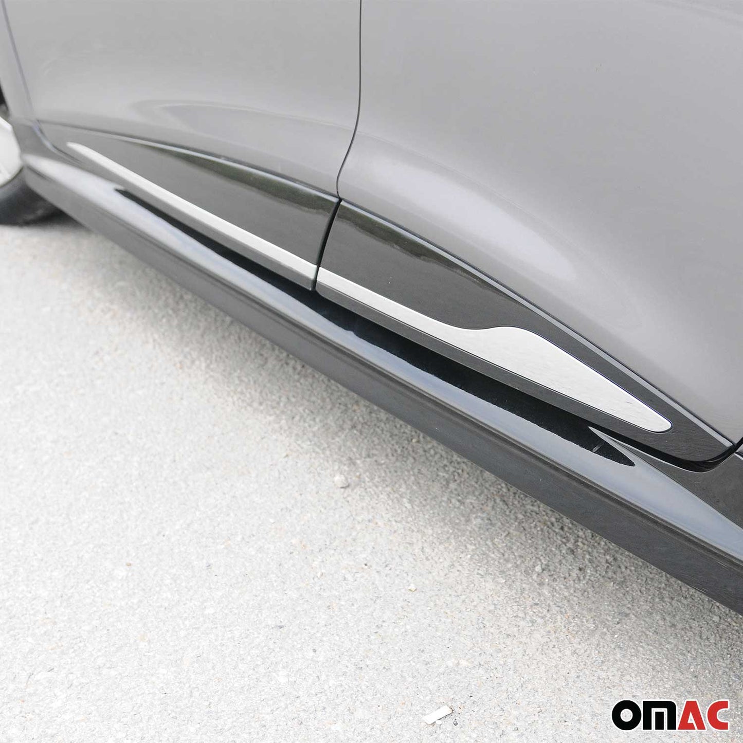 Seitentürleiste Türleisten Türschutzleiste für Renault Clio 2012-2019 Chrom 4x