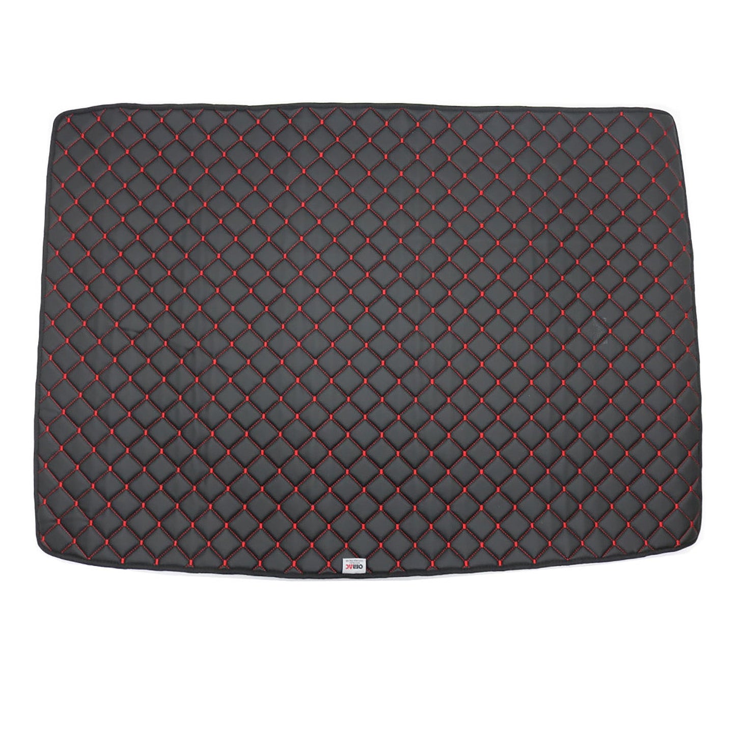 Covoraș portbagaj/tapițerie, piele ecologică, pentru VW Tiguan 2016-2024, negru/roșu