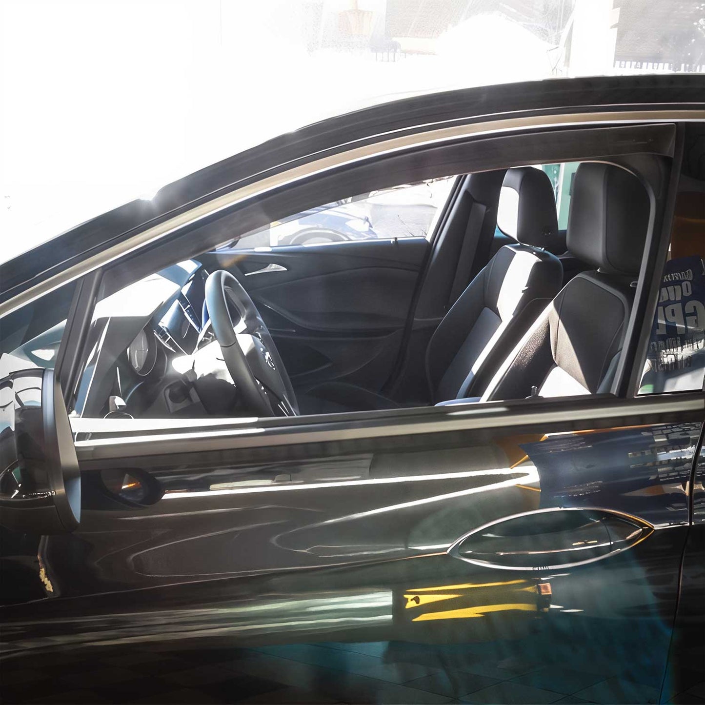 Windabweiser Regenabweiser für Opel Astra K Kombi 2015-2025 Dunkel Acryl 2tlg