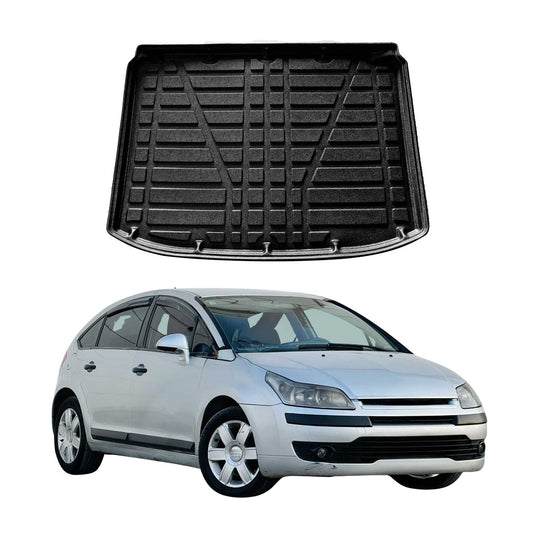 Kofferraumwanne Laderaumwanne für Citroen C4 2004-2010 Schrägheck Gummi TPE