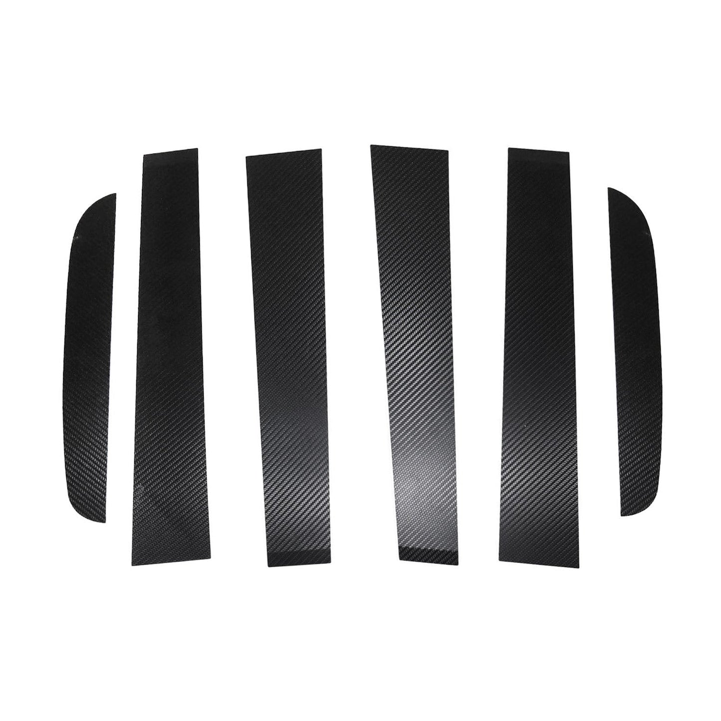 B-Säule Türsäulen Verkleidung für Ford Ranger 2015-2021 Kohlefaserfolien 6x