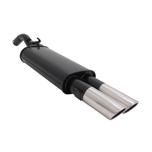 Novus Sportauspuff für VW Golf 2 19E 2x76mm SR-Design Endschalldämpfer mit ABE