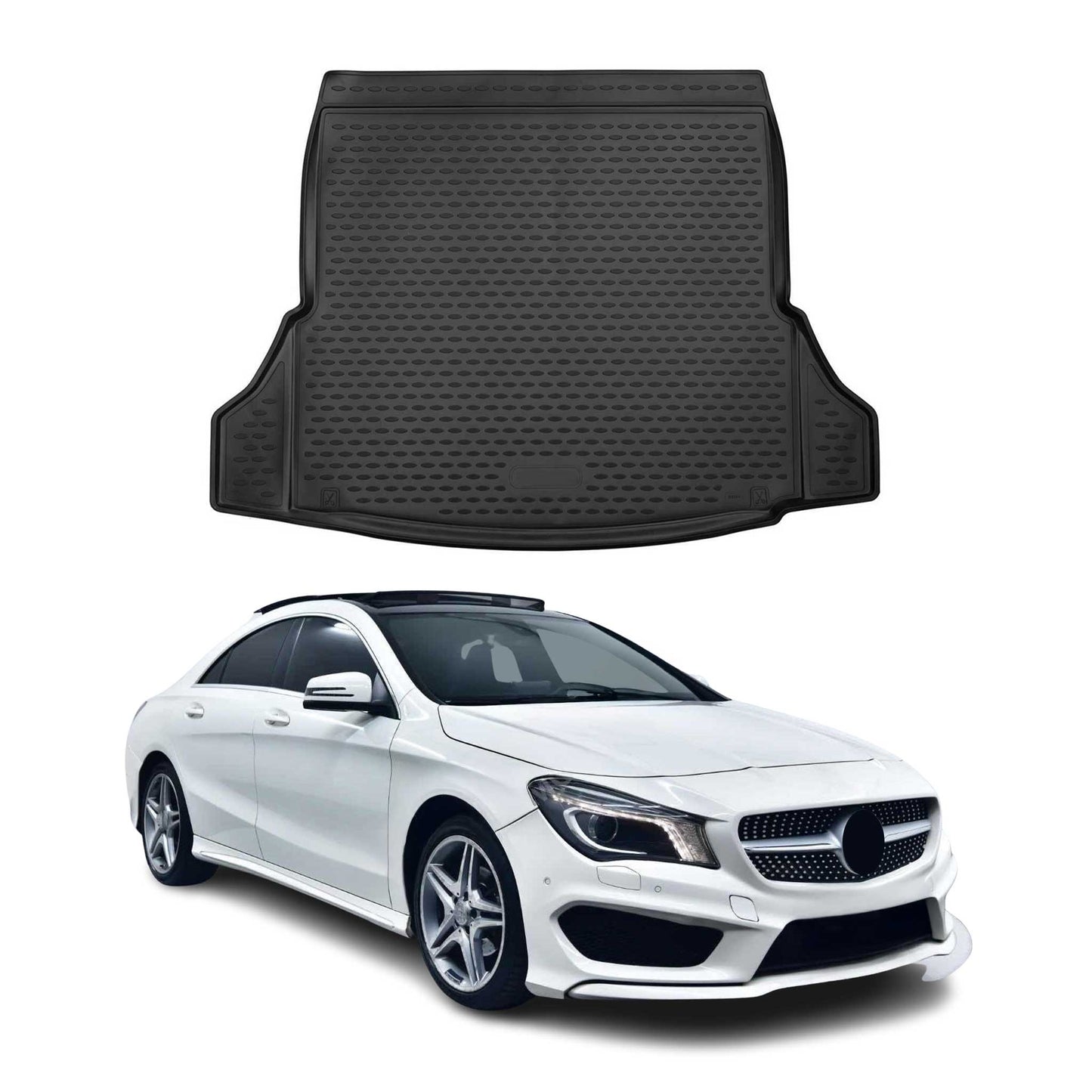Kofferraummatte Kofferraumwanne für Mercedes CLA Klasse C118 2019-2025 Gummi TPE